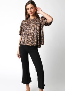 Jules Leopard Top