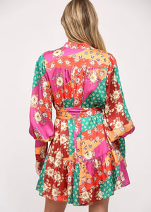 Annette Patchwork Dress