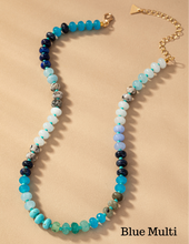 Load image into Gallery viewer, Multi Gem Beaded Necklace