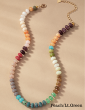 Load image into Gallery viewer, Multi Gem Beaded Necklace