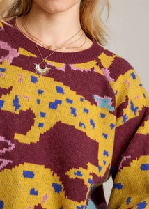 Mulberry Cheetah Sweater