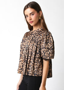 Jules Leopard Top