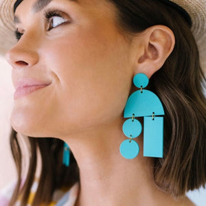 Sunshine Tienda- Turquoise Mobile Earrings