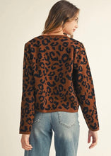 Load image into Gallery viewer, Abstract Leopard Cardigan