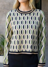 Load image into Gallery viewer, THML Geo Knitted Sweater