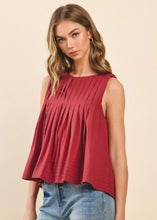 Load image into Gallery viewer, Esme Pleated Top