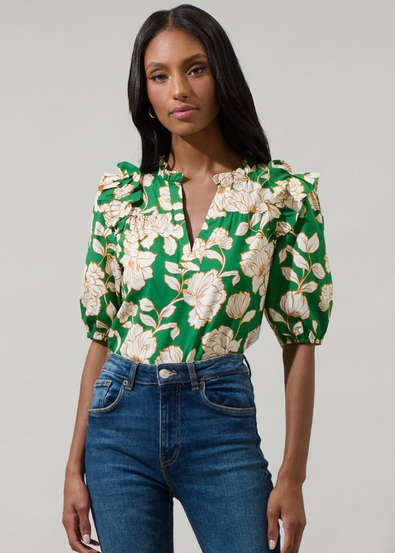 Lucena Floral Top