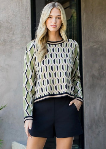 THML Geo Knitted Sweater