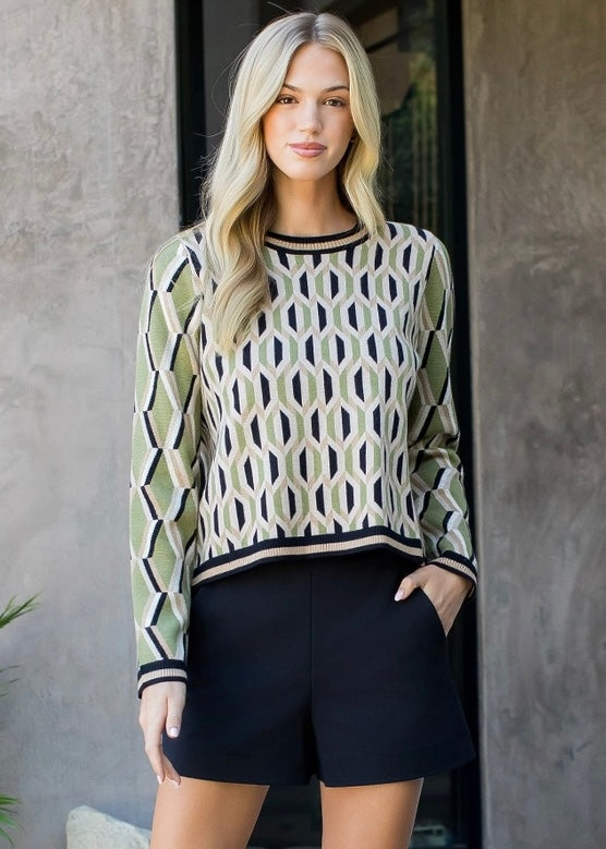 THML Geo Knitted Sweater
