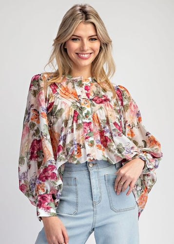 Spencer Floral Top