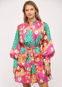 Annette Patchwork Dress