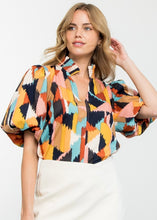 Load image into Gallery viewer, THML- Multicolor Pattern Top {XS-XL}