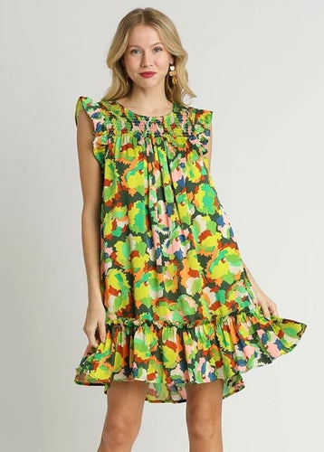 Marcelle Printed Dress
