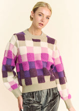 Load image into Gallery viewer, Marie Checkered Sweater