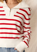 Load image into Gallery viewer, Asher Striped Sailor Sweater