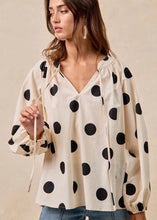 Load image into Gallery viewer, Demi Polka Dot Top