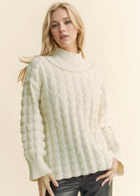 Load image into Gallery viewer, Textured Mock Neck Sweater