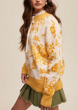 Load image into Gallery viewer, Yellow Rose Sweater