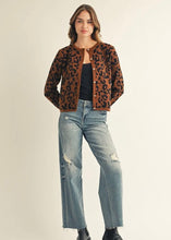 Load image into Gallery viewer, Abstract Leopard Cardigan