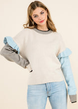 Load image into Gallery viewer, THML Ruffle On Your Sleeve Sweater {XS-XL}