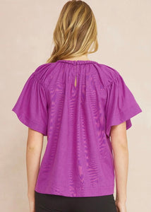 Grace Top - Plum