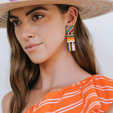 Load image into Gallery viewer, Sunshine Tienda- Stripes Ahoy Earrings
