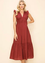 Load image into Gallery viewer, Leona Bow Back Midi Dress