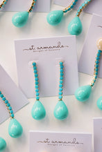 Load image into Gallery viewer, St. Armands Turquoise Swingy Drops