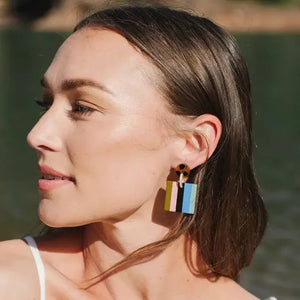 Sunshine Tienda- Cristobal Horn Earrings