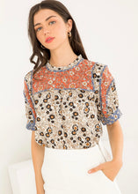 Load image into Gallery viewer, THML Mixed Print Blouse (XS-L)