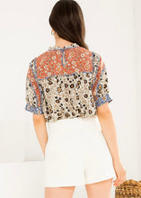 Load image into Gallery viewer, THML Mixed Print Blouse (XS-L)