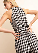Load image into Gallery viewer, Gingham Paperbag Waist Jumpsuit