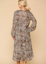 Load image into Gallery viewer, Leopard Print Midi Dress