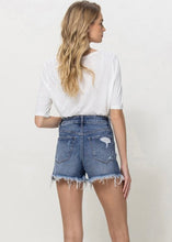 Load image into Gallery viewer, Smile Again Frayed Hem Denim Shorts