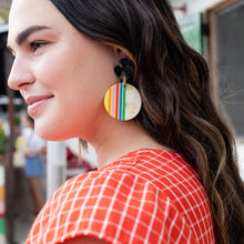 Load image into Gallery viewer, Sunshine Tienda- Rainbow Circle Earrings