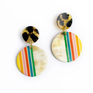 Sunshine Tienda- Rainbow Circle Earrings