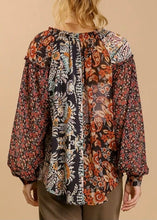 Load image into Gallery viewer, Carrie Mixed Blouse