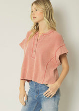 Load image into Gallery viewer, Comfy Day Top- Peach