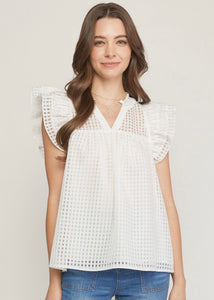 Caprice Top- White