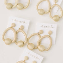 Load image into Gallery viewer, St. Armands Metallic Gold Lido Hoops
