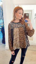 Load image into Gallery viewer, Autumn Paisley Top (S-XL)