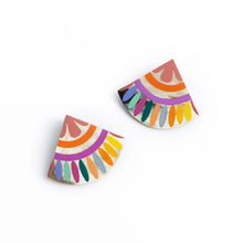 Load image into Gallery viewer, Sunshine Tienda- Rainbow Tile Earrings