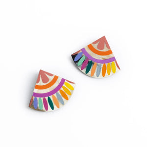 Sunshine Tienda- Rainbow Tile Earrings