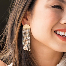 Load image into Gallery viewer, Riley Gold Stripe Earrings