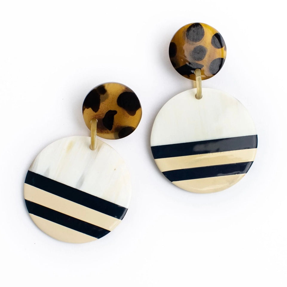 Sunshine Tienda- Sailing Circle Earrings