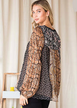 Load image into Gallery viewer, Autumn Paisley Top (S-XL)