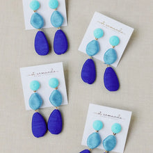 Load image into Gallery viewer, St. Armands Blue Ombré Lido Earrings