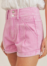 Load image into Gallery viewer, Bubble Pink Denim Shorts