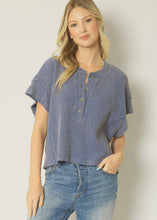 Load image into Gallery viewer, Comfy Day Top- Blue