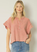 Load image into Gallery viewer, Comfy Day Top- Peach